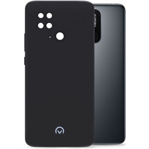 Mobilize Rubber Gelly Xiaomi Redmi 10C Hoesje Flexibel TPU Backcover - Matt Black