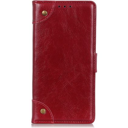 Mobigear Ranch HONOR 8S Hoesje Bookcase Portemonnee - Bordeaux Rood
