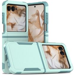 Mobigear Heavy Armor Motorola Razr 50 Hoesje Hardcase Backcover Shockproof - Groen