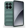 Mobigear Bumpy Xiaomi 15 Pro Hoesje Flexibel TPU Backcover - Groen