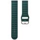Mobigear Bumpy Siliconen Smartwatch Bandje Gespsluiting - Universeel 20 mm aansluiting - Groen