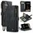 CaseMe C30 iPhone 17 Hoesje Bookcase Portemonnee - Zwart