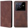 Mobigear Retro Slim Vivo X80 Pro Hoesje Bookcase Portemonnee - Bruin
