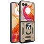 Mobigear Armor Ring Motorola Razr 50 Ultra Hoesje Hardcase Backcover Shockproof met Ringhouder - Goud