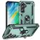 Mobigear Armor ring Samsung Galaxy S24 FE Hoesje Hardcase Backcover Shockproof met Ringhouder - Groen