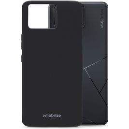 Mobilize Rubber Gelly ASUS Zenfone 11 Ultra Hoesje Flexibel TPU Backcover - Matt Black