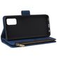 Mobigear Zipper Samsung Galaxy A41 Hoesje Bookcase Portemonnee - Blauw
