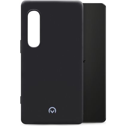 Mobilize Rubber Gelly Sony Xperia 1 V Hoesje Flexibel TPU Backcover - Matt Black