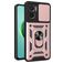 Mobigear Armor Ring Cam Slide Xiaomi Redmi 10 5G Hoesje Hardcase Backcover Shockproof met Ringhouder en Camera Slider - Roségoud
