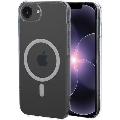 Mobiparts Classic Doorzichtig iPhone 16e MagSafe Hoesje Flexibel TPU Backcover - Transparant