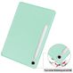 Mobigear Tri-Fold Gel Samsung Galaxy Tab S9 FE Hoes Bookcase + Stylus Houder - Groen
