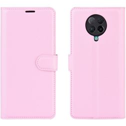 Mobigear Classic POCO F2 Pro Hoesje Bookcase Portemonnee - Roze