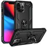 Mobigear Armor Ring iPhone 13 Pro Max Hoesje Hardcase Backcover Shockproof met Ringhouder - Zwart