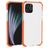 Mobigear Full Bumper iPhone 12 Pro Max Hoesje Hardcase Backcover Shockproof - Transparant / Oranje