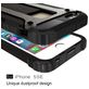Mobigear Outdoor iPhone SE (2016) Hoesje Hardcase Backcover Shockproof - Zwart