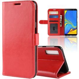 Mobigear Wallet Samsung Galaxy A7 (2018) Hoesje Bookcase Portemonnee - Rood