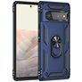 Mobigear Armor Ring Google Pixel 6 Pro Hoesje Hardcase Backcover Shockproof met Ringhouder - Blauw