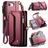 CaseMe C36 iPhone 17e Hoesje Bookcase Portemonnee - Rood