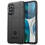Mobigear Rugged Shield Motorola Moto G82 Hoesje Flexibel TPU Backcover Shockproof - Zwart