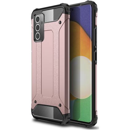 Mobigear Outdoor Samsung Galaxy A82 5G Hoesje Hardcase Backcover Shockproof - Roségoud