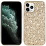 Mobigear Glitter iPhone 12 Hoesje Hardcase Backcover - Goud