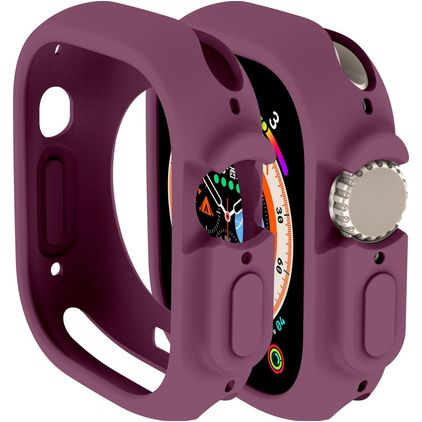 Mobigear Colors Apple Watch Ultra - 49 mm Hardcase Hoesje - Paars