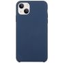 Mobigear Rubber Touch iPhone 15 Siliconen Hoesje Backcover - Donkerblauw