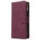 Mobigear Zipper Samsung Galaxy A41 Hoesje Bookcase Portemonnee - Rood