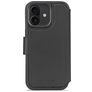 Decoded Detachable Wallet iPhone 17 MagSafe Hoesje Echt Leer Uitneembare 2in1 Bookcase Portemonnee - Zwart