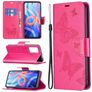 Mobigear Butterfly POCO M4 Pro 5G Hoesje Bookcase Portemonnee - Magenta