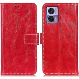Mobigear Basic Motorola Edge 30 Neo Hoesje Bookcase Portemonnee - Rood