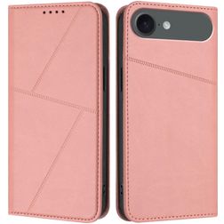 Mobigear Frosted Flip iPhone Air Hoesje Bookcase Portemonnee - Roze