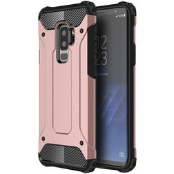 Mobigear Outdoor Samsung Galaxy S9 Plus Hoesje Hardcase Backcover Shockproof - Roségoud