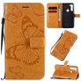 Mobigear Butterfly Motorola Moto G8 Power Hoesje Bookcase Portemonnee - Cognac