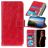Mobigear Basic Motorola Moto E22 Hoesje Bookcase Portemonnee - Rood