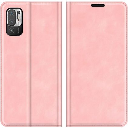 Mobigear Retro Slim POCO M3 Pro Hoesje Bookcase Portemonnee - Roze