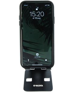 Valenta Aluminum Foldable Telefoon Standaard - Zwart Universeel