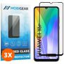 Mobigear Premium Huawei Y6p Glazen Screenprotector - Case Friendly - Zwart (3-Pack)