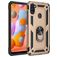 Mobigear Armor Ring Samsung Galaxy A11 Hoesje Hardcase Backcover Shockproof met Ringhouder - Goud