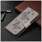Mobigear Butterfly Xiaomi Redmi Note 12 Hoesje Bookcase Portemonnee - Grijs