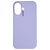 Nudient Base iPhone 16 Plus Siliconen Hoesje Backcover - Soft Purple