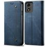 Mobigear Ranch Motorola Moto E14 Hoesje Bookcase Portemonnee - Blauw