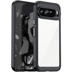 Mobigear Crystal Google Pixel 9 Pro Hoesje Hardcase Backcover - Zwart