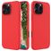 Mobigear Rubber Touch iPhone 16 Pro Max Siliconen Hoesje Backcover - Rood