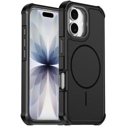 Mobigear Airbag Shockproof iPhone 17 MagSafe Hoesje Hardcase Backcover Shockproof - Zwart
