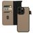 Mobiparts iPhone 15 Pro Max MagSafe Hoesje Echt Leer Uitneembare 2in1 Bookcase Portemonnee - Taupe