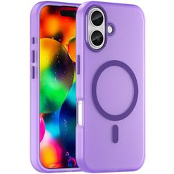 Mobigear Shockproof iPhone 17 MagSafe Hoesje Hardcase Backcover - Paars