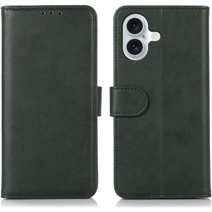 Mobigear Wallet iPhone 17 Hoesje Bookcase Portemonnee - Groen