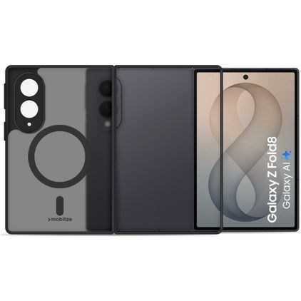 Mobilize Hybrid Samsung Galaxy Z Fold 8 MagSafe Hoesje Hardcase Backcover Shockproof - Zwart