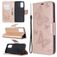 Mobigear Butterfly Samsung Galaxy S20 Hoesje Bookcase Portemonnee - Roségoud